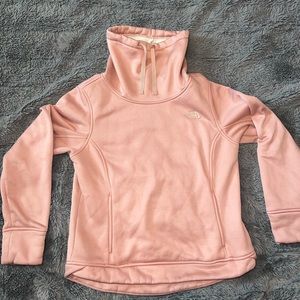 The North Face fleece pullover cowl neck women’s size medium.